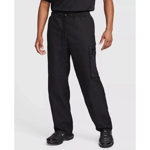 Nike Tech Pack Woven Utility Cargo Joggers Pants Black FB7525-010 Mens Large - Picture 1 of 9